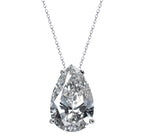 Collana  in oro 18k e diamante naturale pera certificato IGI 1.00ct D IF