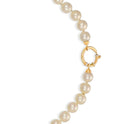 Collana in oro giallo 18k e perle naturale akoya
