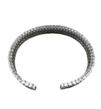 Bracciale tennis oro bianco e diamanti naturali 30ct