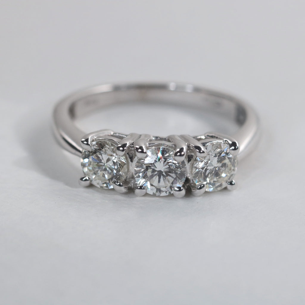 Anello Trilogy -1.35ct Diamanti Naturali