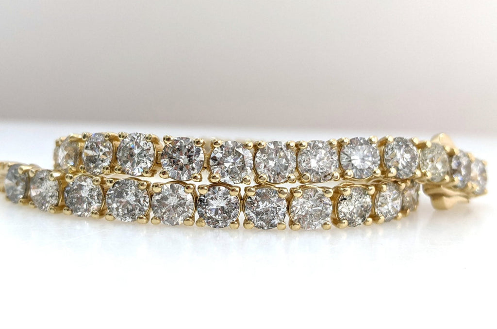 Bracciale - 18k Oro giallo - 13.58ct. tw. Diamante (Naturale)
