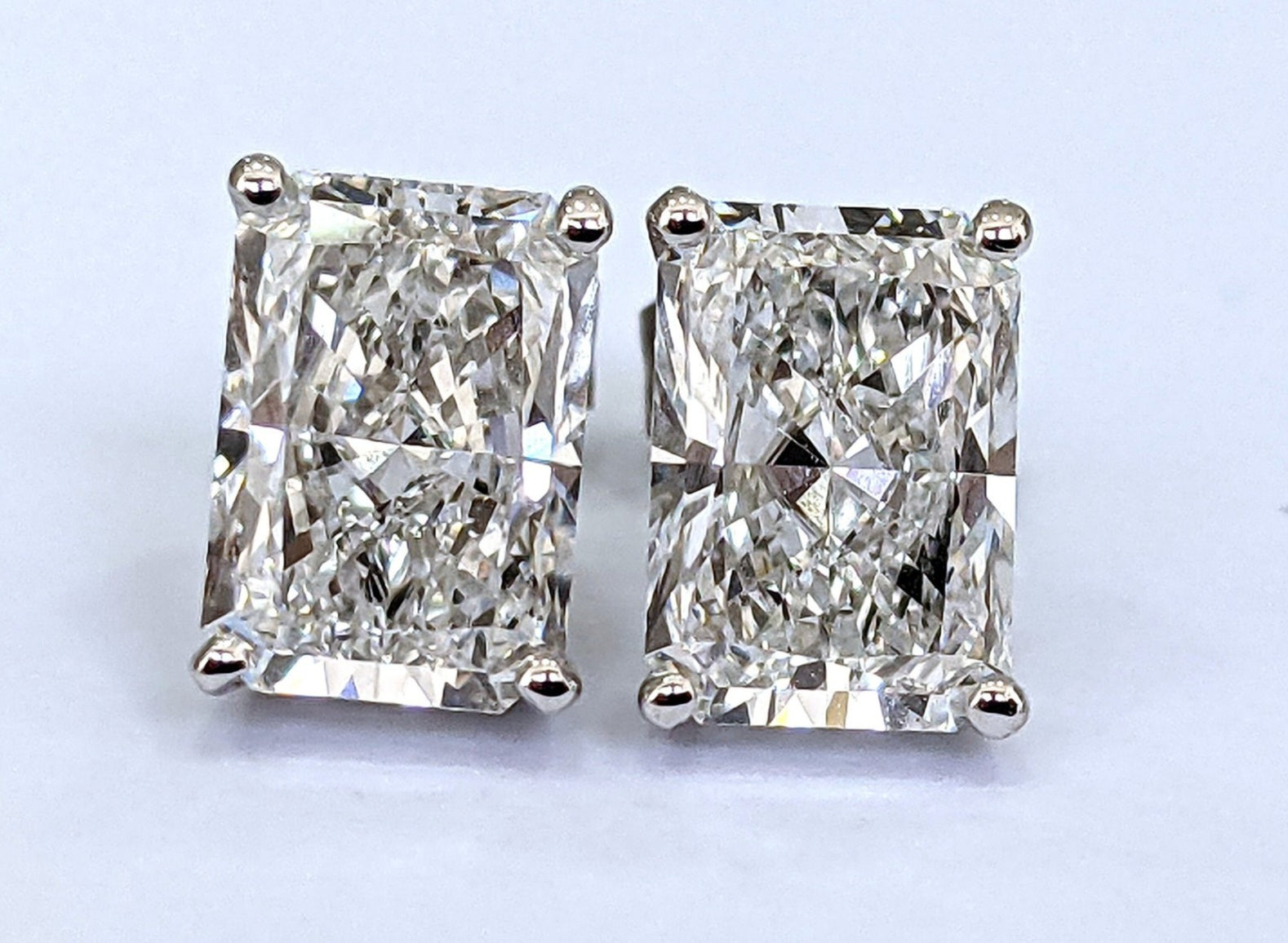 Orecchini a lobo - 18 carati Oro bianco - 0.60ct. Diamante (Naturale) -