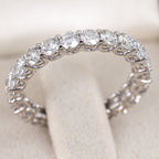 Anello - 18 carati Oro bianco - 2.22ct. tw. Diamante (Naturale) -