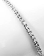 Bracciale tennis - 18 carati Oro bianco - 1.00ct. tw. Diamante (Naturale)