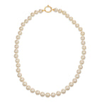 Collana in oro giallo 18k e perle naturale akoya