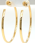 Orecchini a cerchio - 18 carati Oro giallo 2.00ct Diamante (Naturale)