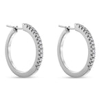 Orecchini - 18 carati Oro bianco - 0.56ct. tw. Diamante (Naturale)