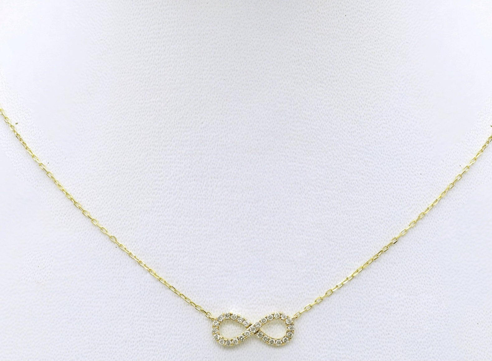 Collana con ciondolo - 18k giallo - 0.21ct. tw. Diamante (Naturale)