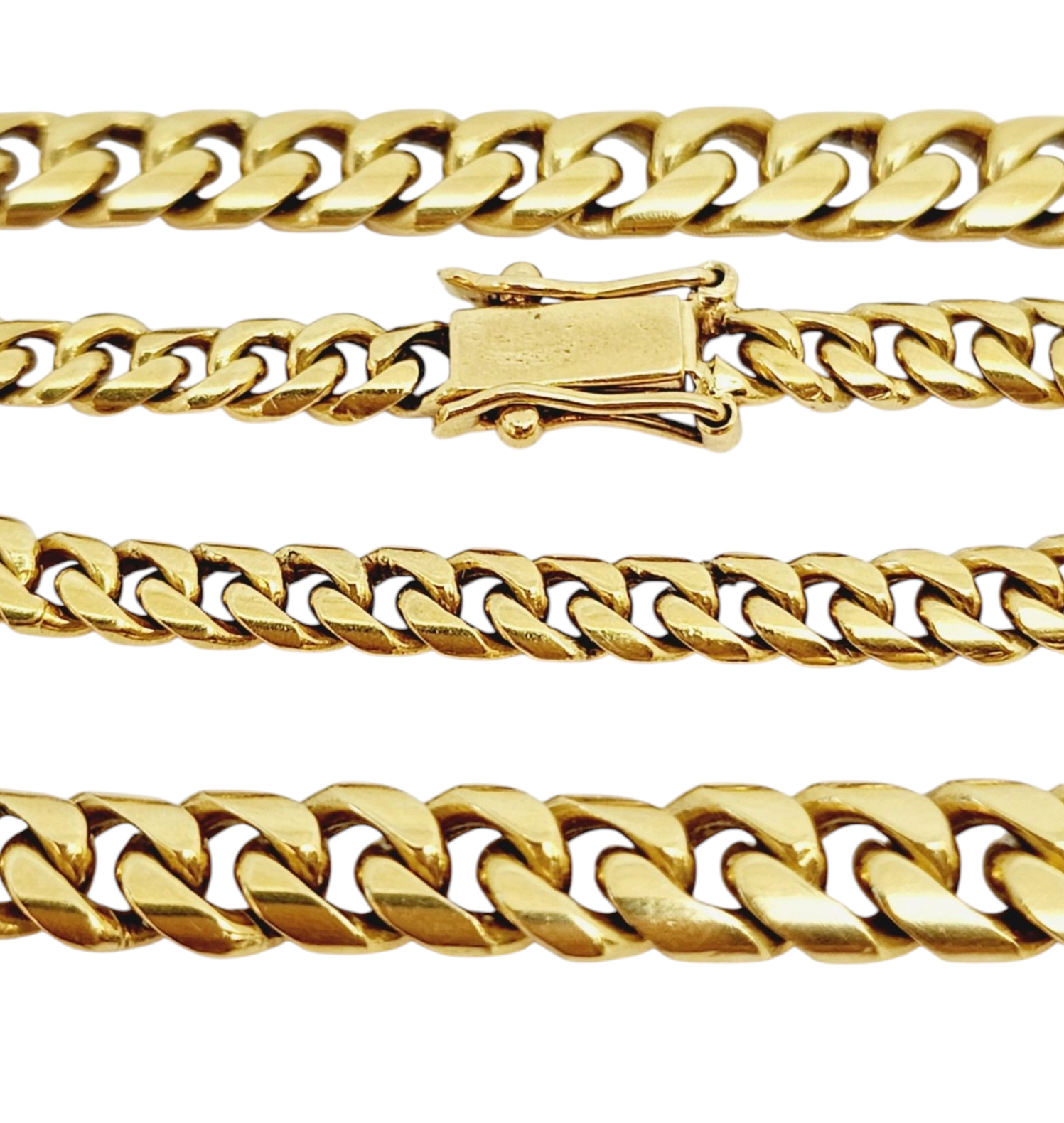 Collana in oro giallo 18k  con diamanti naturali 0.81 ct e sterline d'oro