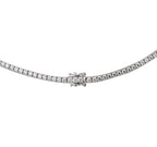 Collana tennis in oro e diamanti naturali 3.50ct certificato IGI