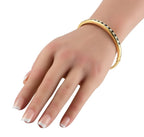 Bracciale - 18 carati Oro giallo,  con diamanti e zaffiri naturali