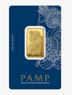 Lotto 5 Lingotto d’oro pamp 24k 50 grammi