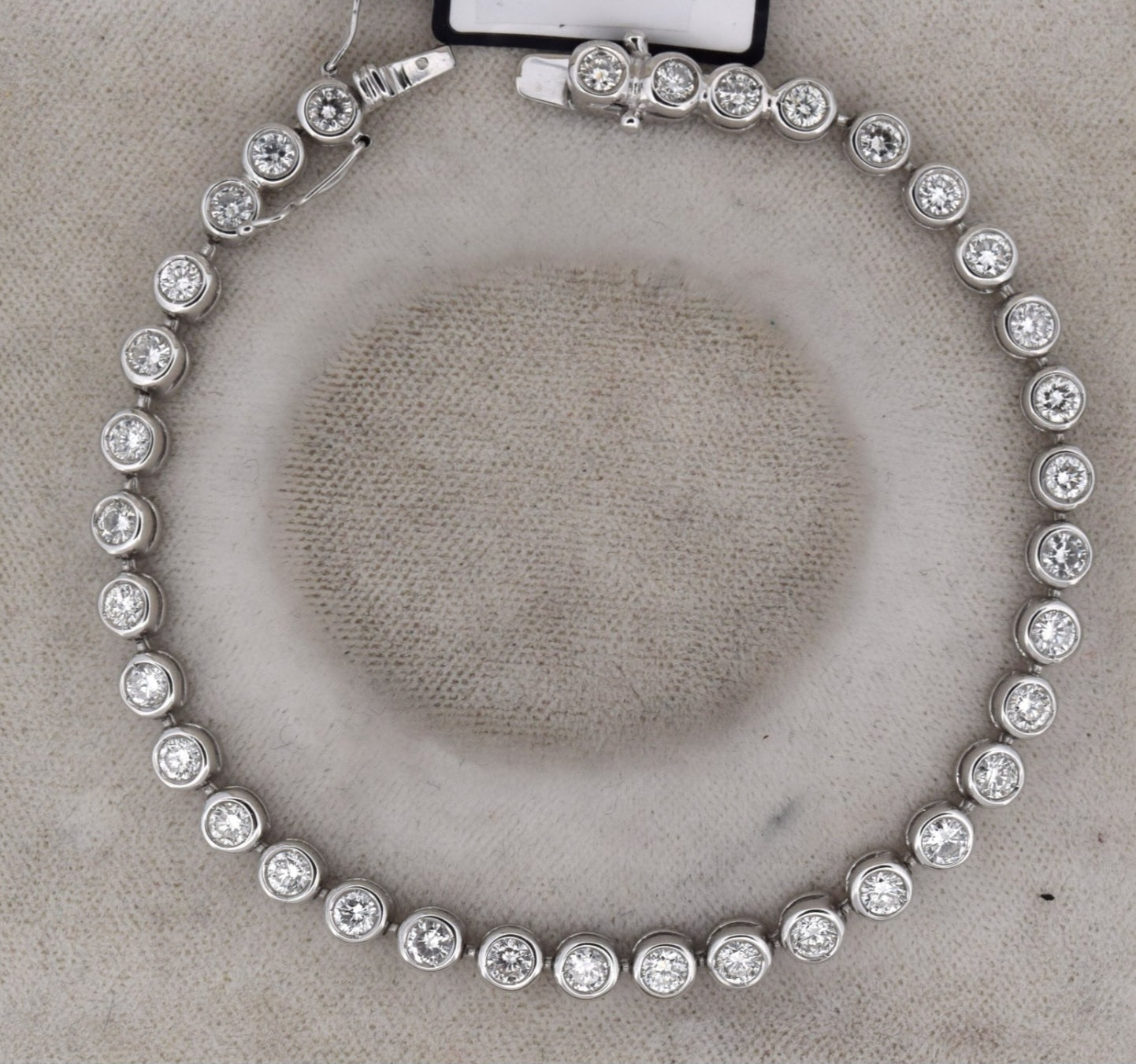 Bracciale - 18 carati Oro bianco - 5.25ct. tw. Diamante (Naturale