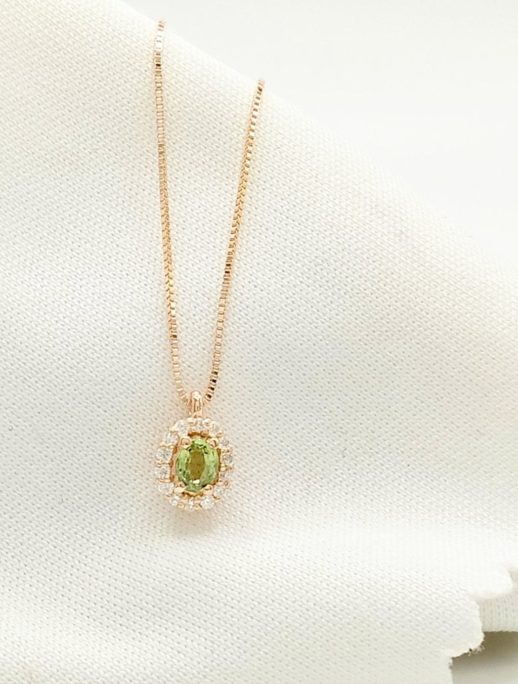 Collana con ciondolo - 18 carati Oro bianco - 1.44ct. tw. Diamante (Naturale)