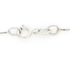 Collana con ciondolo - 18 carati Oro bianco 0.60ct  Diamante (Naturale)