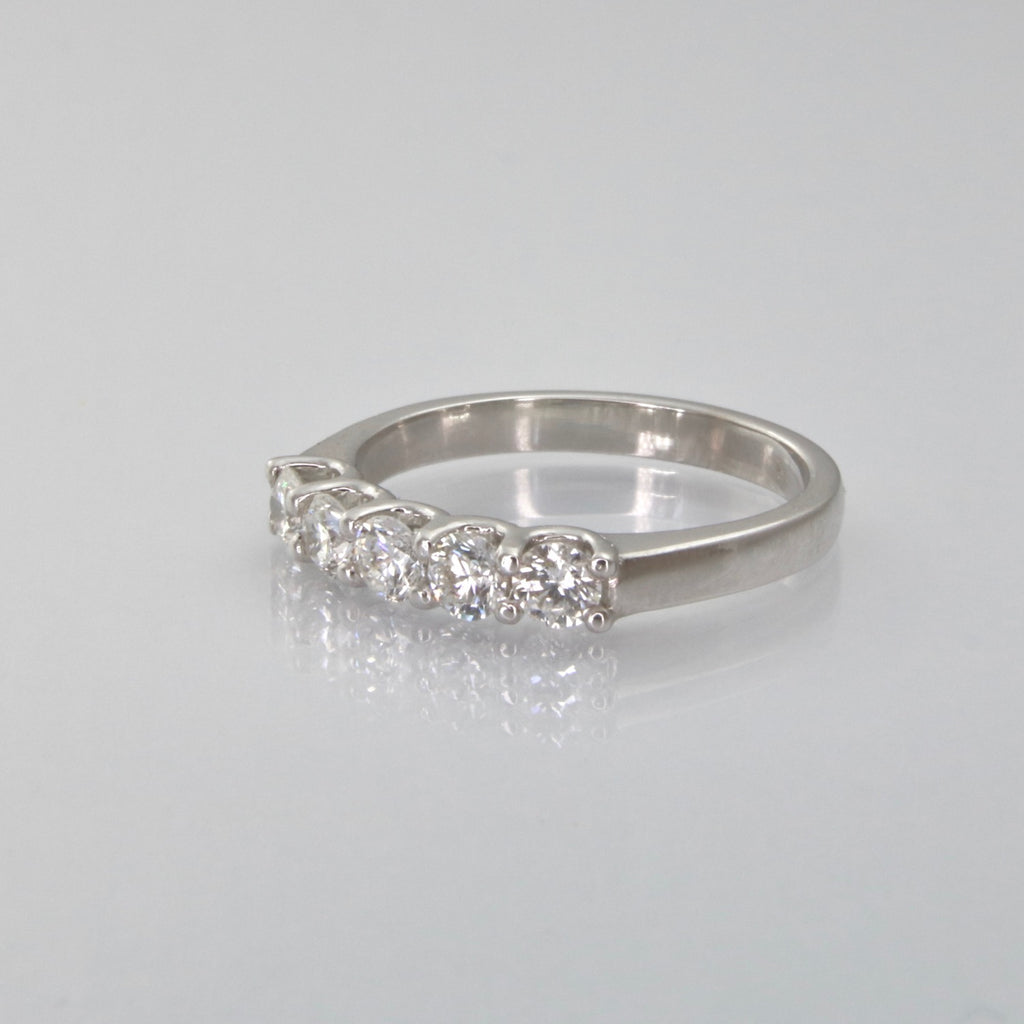 Anello Riviera -0.50 ct Diamanti Naturali