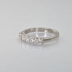 Anello Riviera -0.50 ct Diamanti Naturali