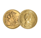 Sterlina oro 22kt Elisabetta II