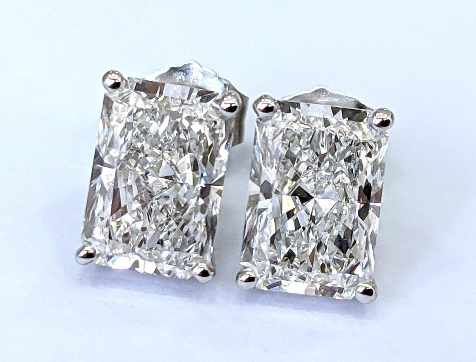 Orecchini a lobo - 18 carati Oro bianco - 0.60ct. Diamante (Naturale) -