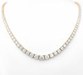 Collana - 18 carati Oro giallo, D-E/VVS - 11.43ct. tw. Diamante (Naturale)
