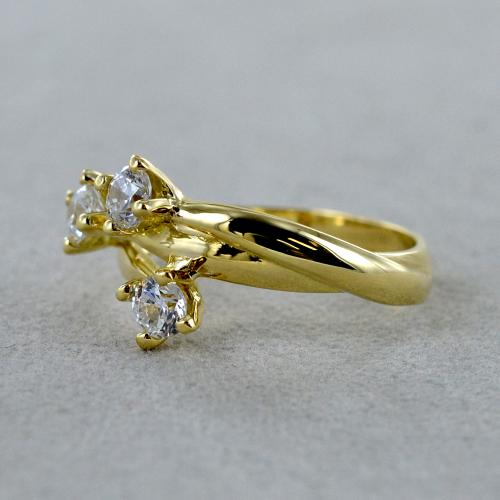 Anello Trilogy -0.30ct Diamanti Naturali