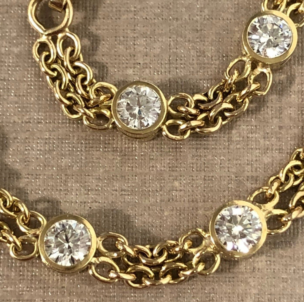 Bracciale in oro e diamante naturale 5.00ct