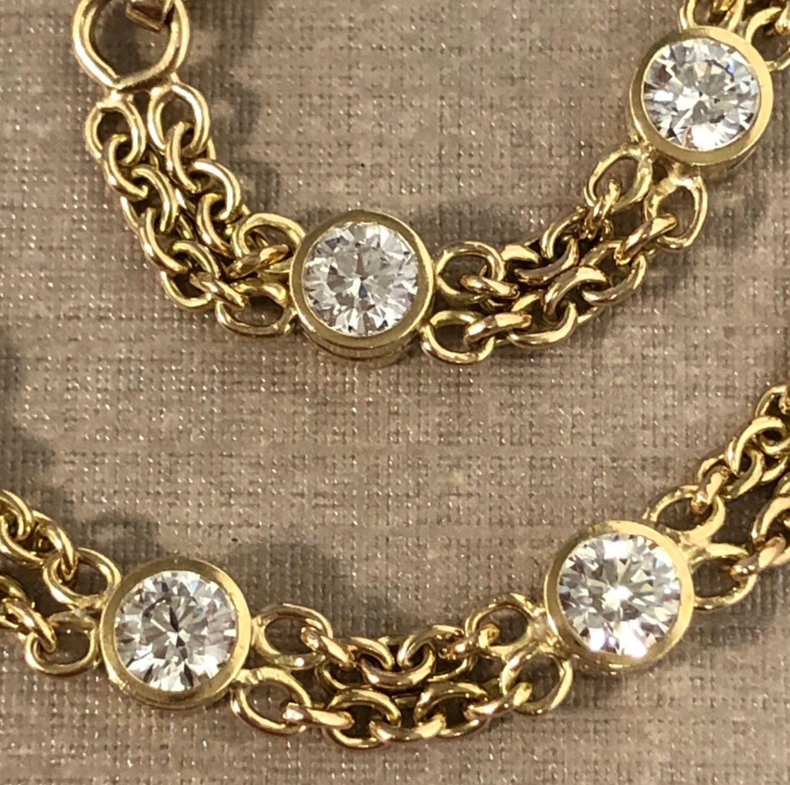 Bracciale in oro e diamante naturale 5.00ct