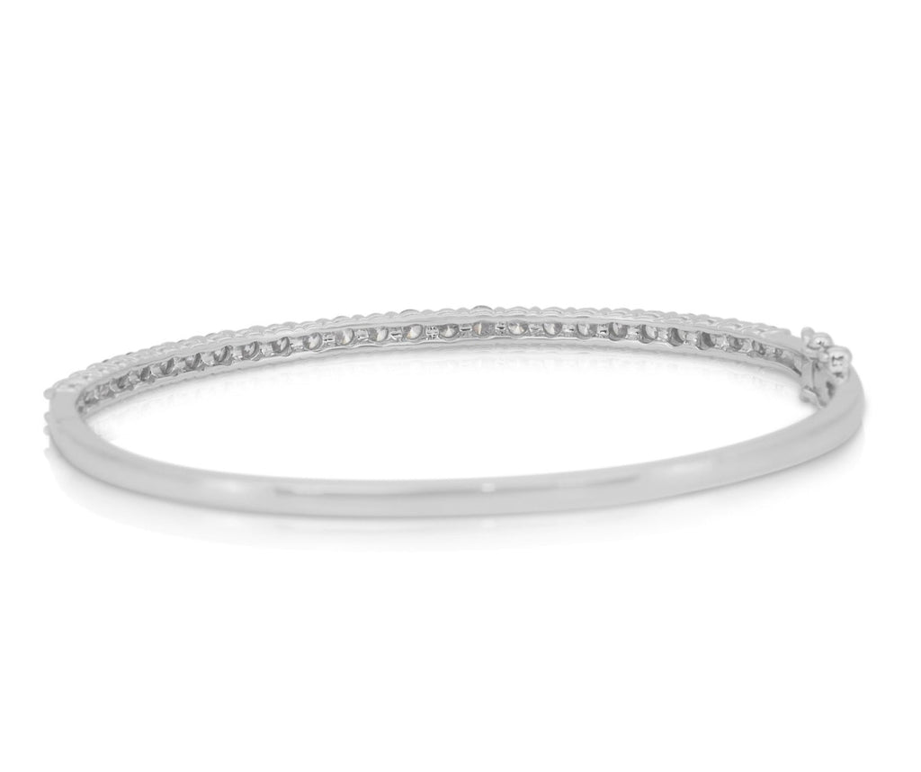 Bracciale - 18 carati Oro bianco - 2.61ct. tw. Diamante (Naturale)