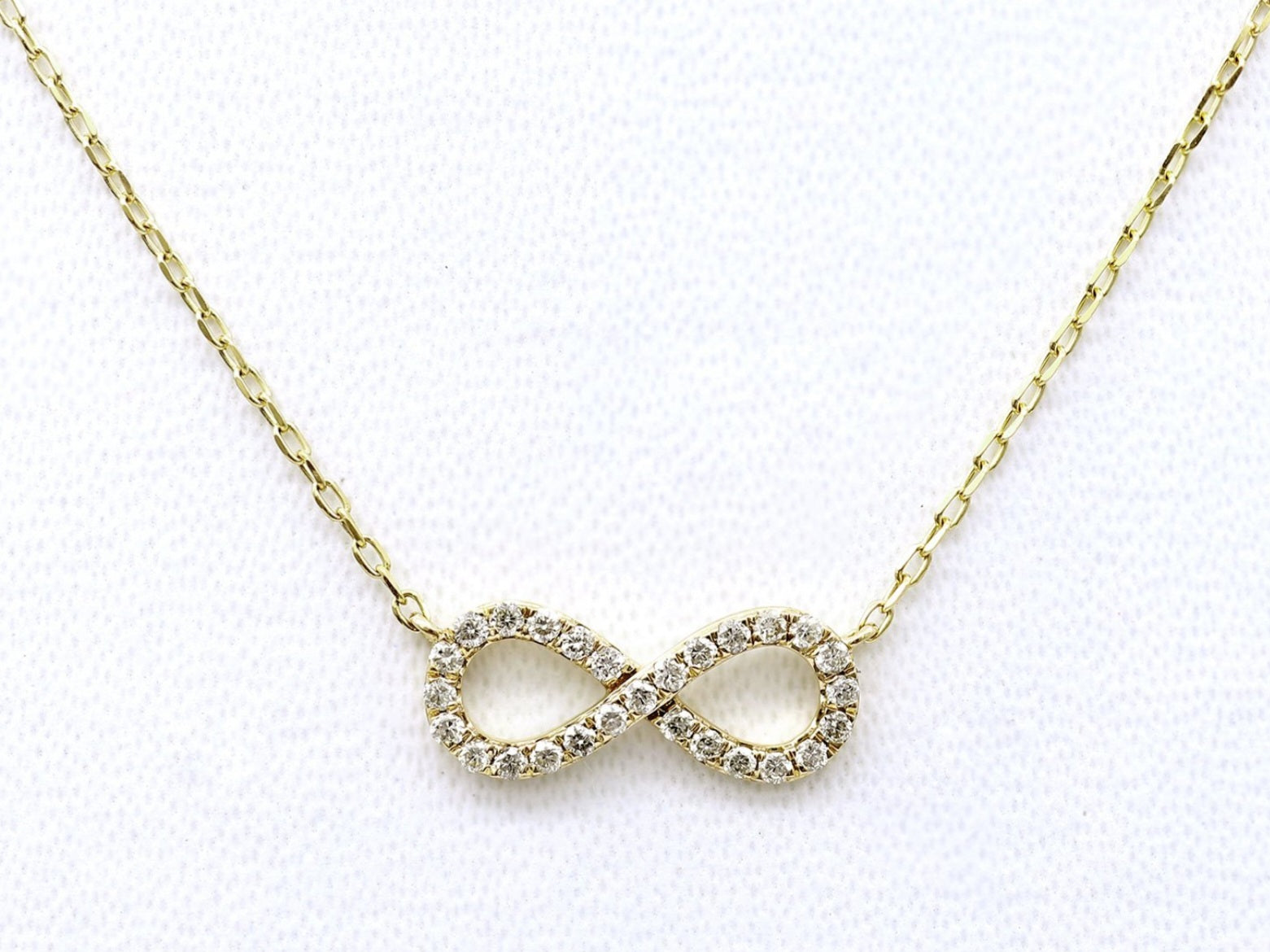 Collana con ciondolo - 18k giallo - 0.21ct. tw. Diamante (Naturale)