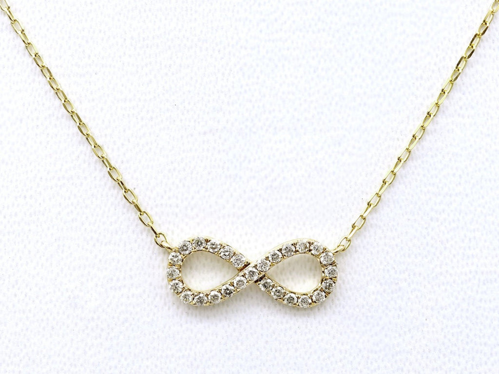 Collana con ciondolo - 18k giallo - 0.21ct. tw. Diamante (Naturale)