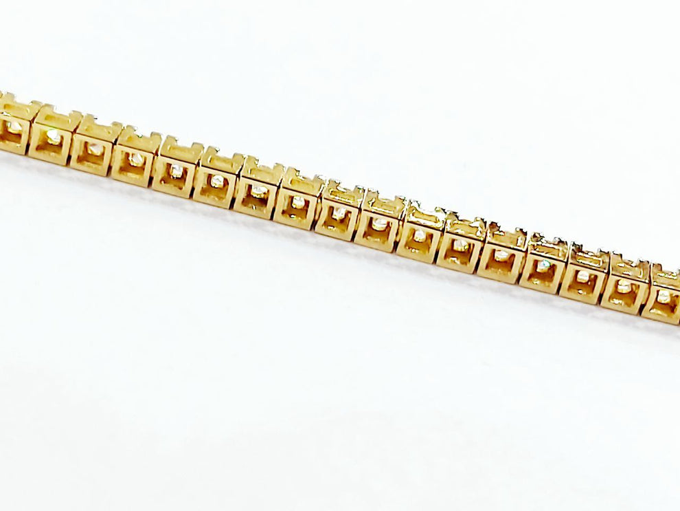 Bracciale - 18 carati Oro giallo - 6.92ct. tw. Diamante (Naturale)