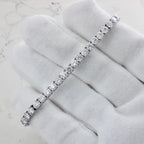 Bracciale tennis certificato HRD diamanti naturali 1,46 ct F VS1