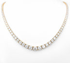 Collana - 18 carati Oro giallo, D-E/VVS - 11.43ct. tw. Diamante (Naturale)