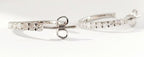 Orecchini - 18 carati Oro bianco - 1.10ct. tw. Diamante (Naturale)