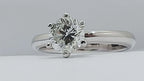 Anello solitario diamante naturale  1.50 ct certificato IGI D VVS1