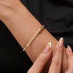 Bracciale - 18 carati Oro giallo - 1.24ct. tw. Diamante (Naturale) - Bracciale a bangles nuziali