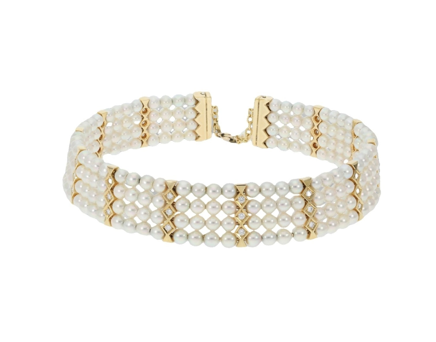 Collana girocollo - 18 carati Oro giallo - 1.80ct. tw. Diamante (Naturale) - Per