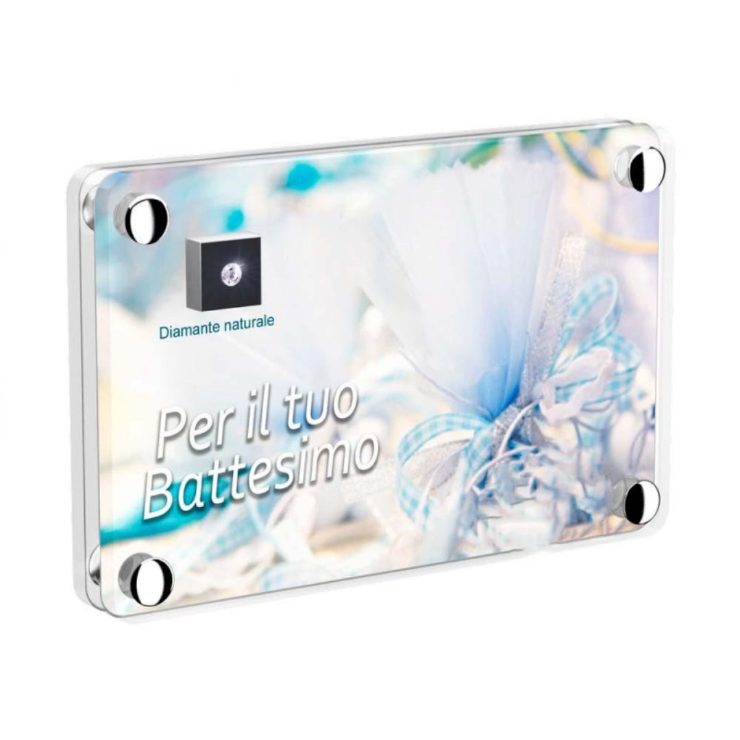 diamante naturale bebé taglio brilliante 0,08 ct Colore D VVS1