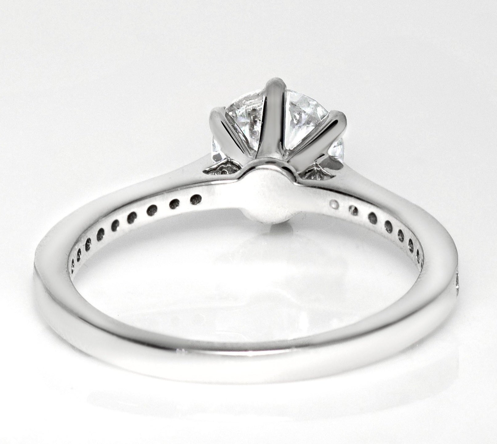 Anello - 18 carati Oro bianco, 1,00 ct E VVS- 1.41ct. tw. Diamante (Naturale)