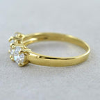 Anello Trilogy -0.90ct Diamanti Naturali