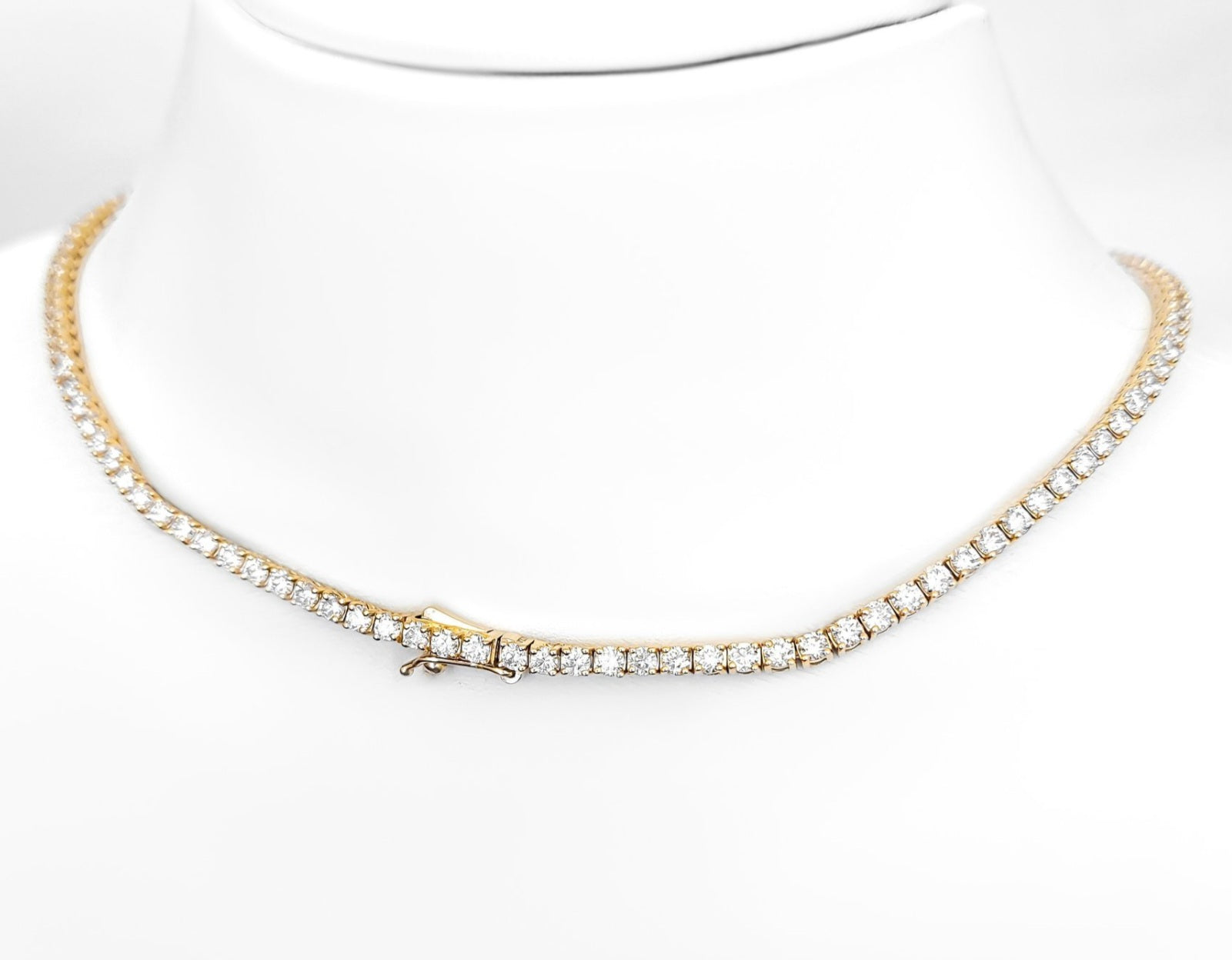 Collana - 18 carati Oro giallo, D-E/VVS - 11.43ct. tw. Diamante (Naturale)