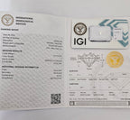 diamanti naturali certificato IGI  0.41ct E IF