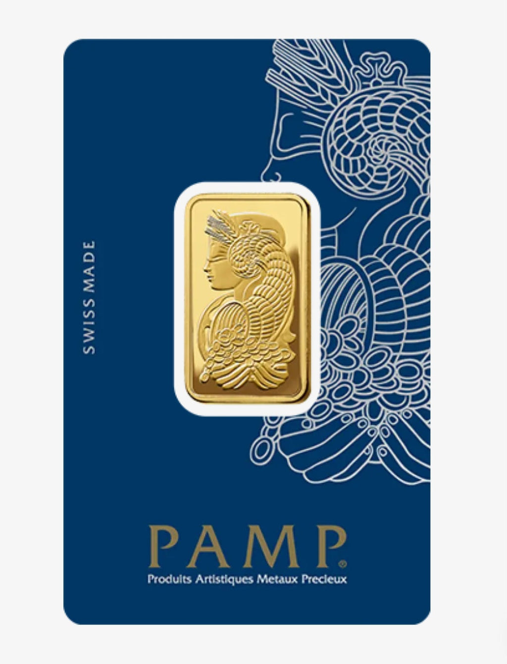 10 Lingotto d’oro pamp 24k 100 grammi