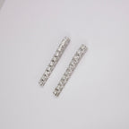 Orecchini Tennis - 18 carati Oro bianco - 1.40ct. tw. Diamante (Naturale)