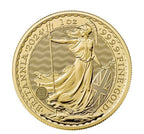 Regno Unito. 100 Pounds 2025 Britannia, 1 oz Gold Coin (.999)