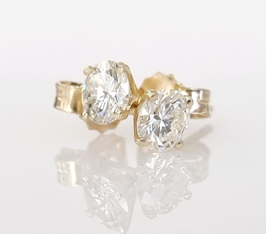 Orecchini - 18 carati Oro giallo - 0.60ct. tw. Diamante (Naturale) -