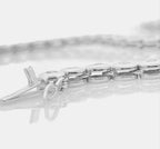 Collana tennis a cipollina in oro e diamanti naturali 6.40ct