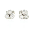 Orecchini Trilogy- 18 carati Oro bianco 0.90ct Diamante (Naturale) - Diamante