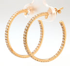 Orecchini - 18 carati Oro bianco - 1.10ct. tw. Diamante (Naturale)