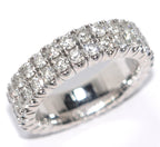 Anello - 18 carati Oro bianco - 3.08ct. tw. Diamante (Naturale) - Diamante -